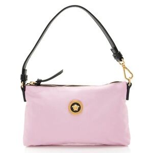 Versace nylon tribute icon flat pouch